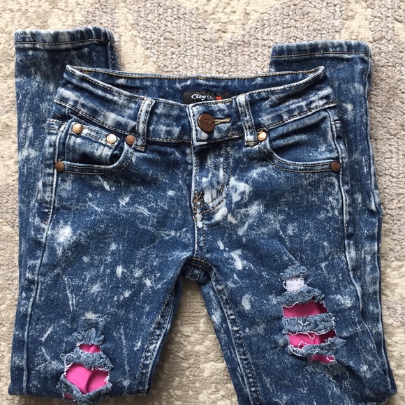City Ink Girls Jeans